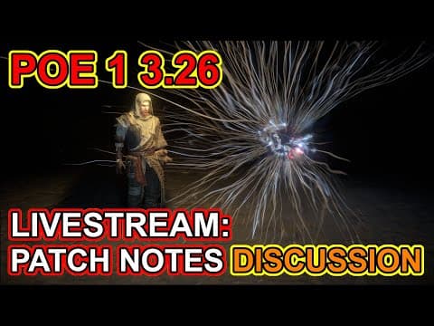 LIVESTREAM - ZANA IS BACK. 3.26 Patch Notes & More! POE 1 Path of Exile Secrets of the Atlas